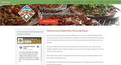 Desktop Screenshot of colombospizzaandpasta.com